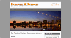 Desktop Screenshot of horowitzrubinoff.com