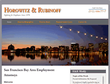 Tablet Screenshot of horowitzrubinoff.com